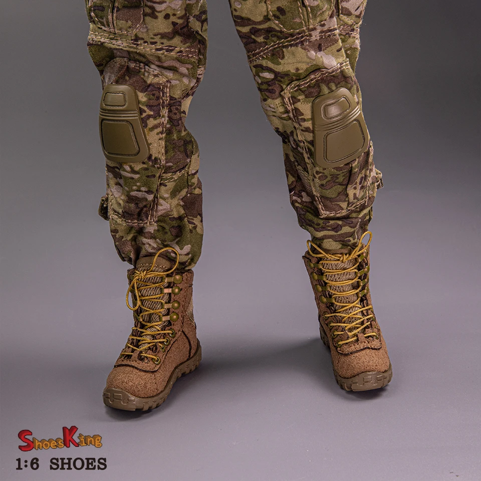 In Stock SK012 1/6 Scale Male Sand Combat Boot Hollow Military Battle Shoes Model Fit 12'' Soldier Action Figure Body Dolls