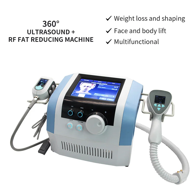 2 IN 1 360 Skin Rejuvenation Monopolar RF Body Contouring Cellulite Reduction Tightening Firming Eye Machine Salon