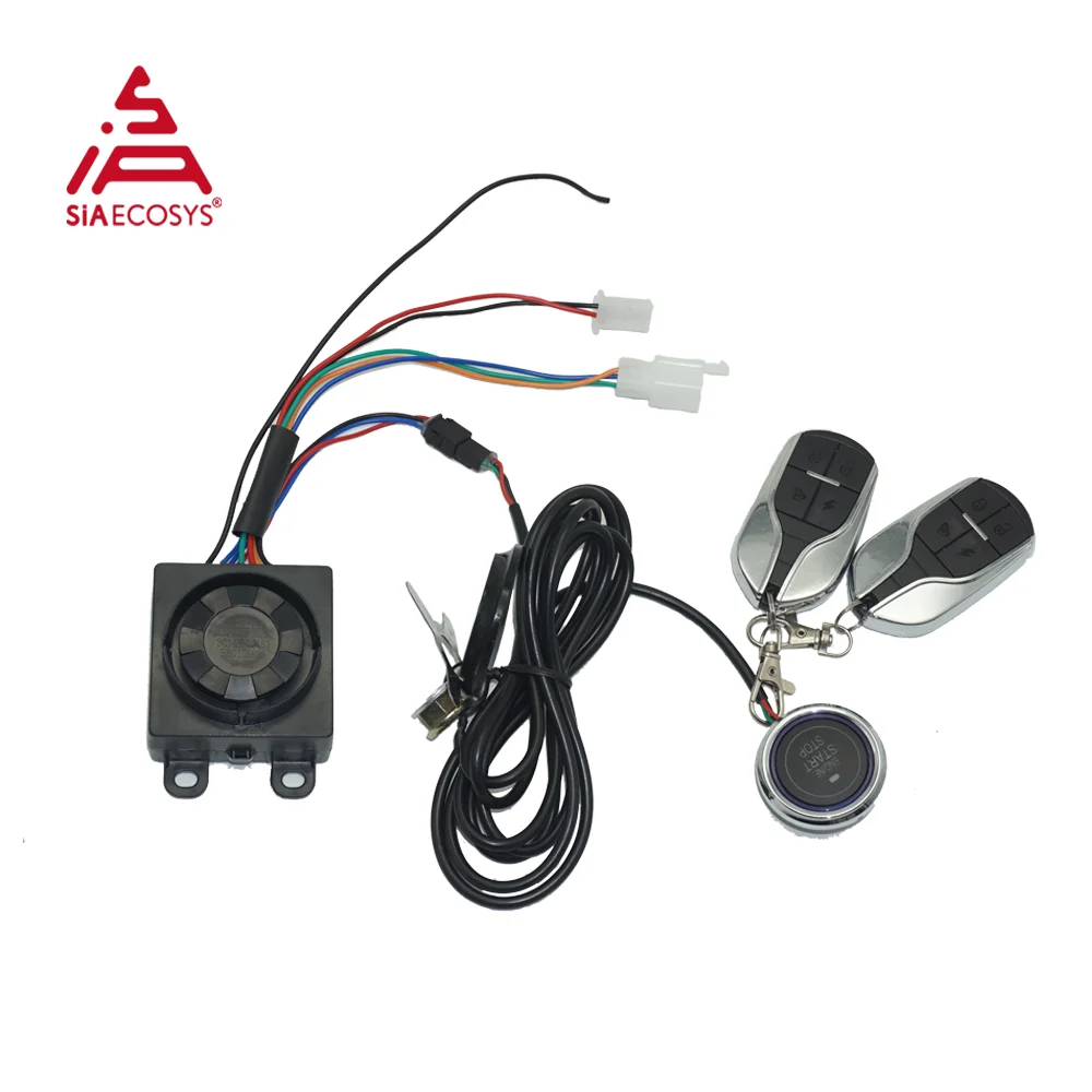 A Start and Stop Button Anti-Theft Kit One Click Start Key One Button To Start for Electric Scooter Work with Votol Controller