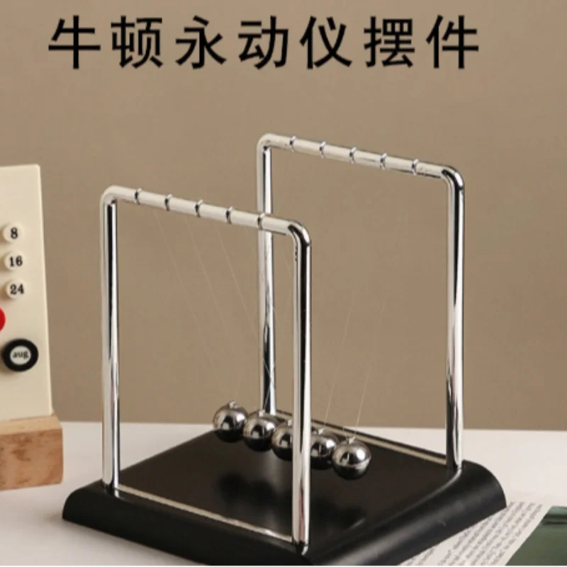 Newton's Pendulum Ball Perpetual Motion Machine Magnetic Levitation Small Ornament Home Study Desktop Creative Decoration Crafts