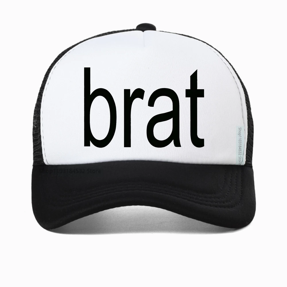 

Charli Xcx with Special Guest Shygirl hat Brat Album Vintage baseball cap Men/Women Aesthetic Streetwear Mesh breathable hats