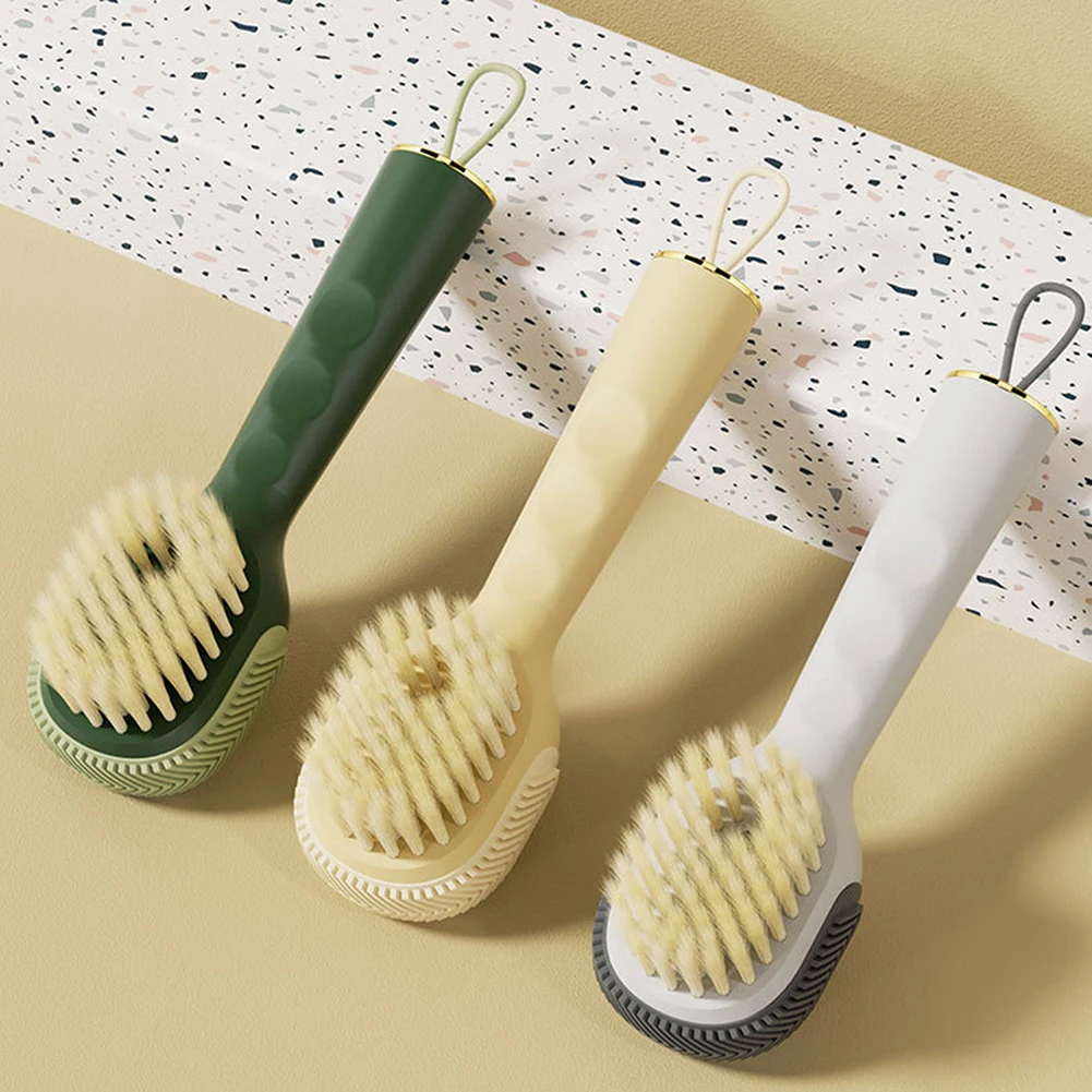 Soft Bristled Cleaning Brush Multipurpose Soft Bristles Laundry Brush For Shoe Clothes Cleaning