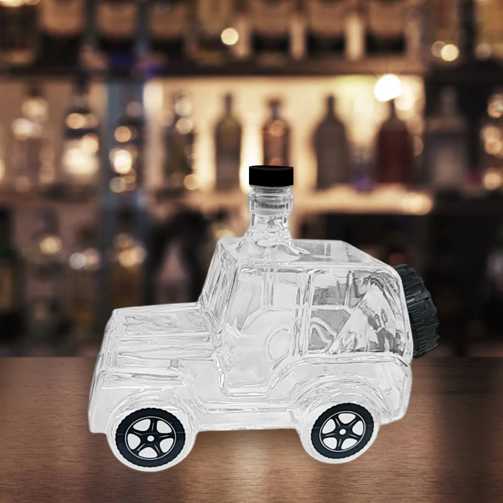 350 مللي ويسكي الدورق نموذج سيارة كلاسيكية شكل الكحول الدورق زجاجة النبيذ الديكور بار اكسسوارات ل Tequila بوربون
