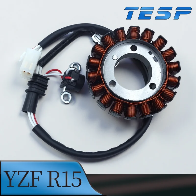 Bobina de estator generador de motocicleta para Yamaha YZF R15 YZF-R 15 MT125 MT-125 ABS WR125 WR125R YZF R125 22B-H1410-00 3C1-H1410-11