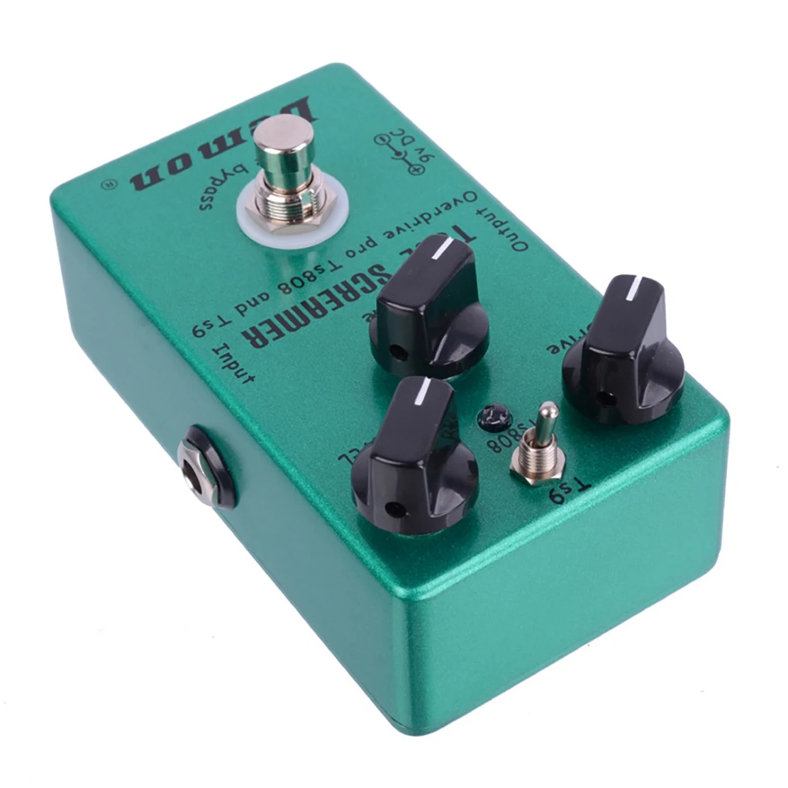 Demonfx Tube Screamer Guitar Effect Pedal 2 in 1 Overdrive Guitar Pedal True Bypass Guitar Accessories