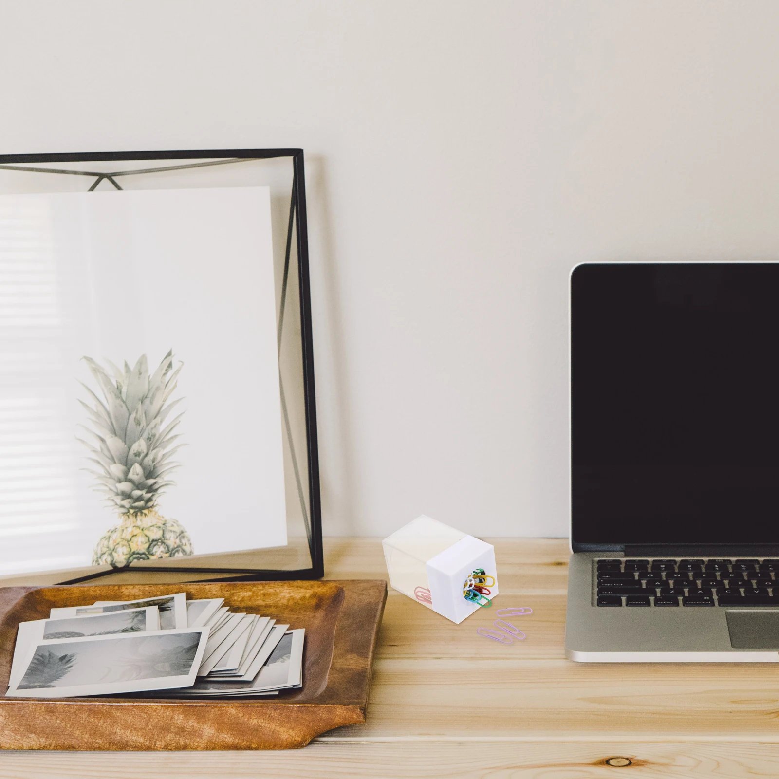 

2pcs Paperclip Storage Boxes Home Desk Organizers Multi-Functional Holders For School Stationery Binder Clips Nails