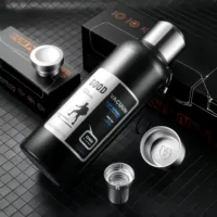 600-2000ML Large Capacity Cold Thermal Thermos Tumbler Stainless Steel Insulated Water Bottle Insulation Flask Pot Travel Mug