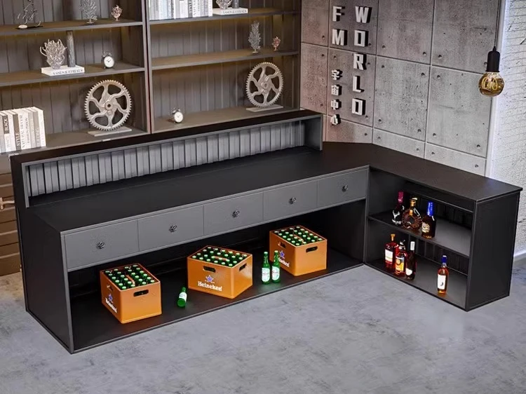 

Design Bar Custom Luxury Bar Counter Commercial Counter Pub Interior Design Pub Counter for Sale