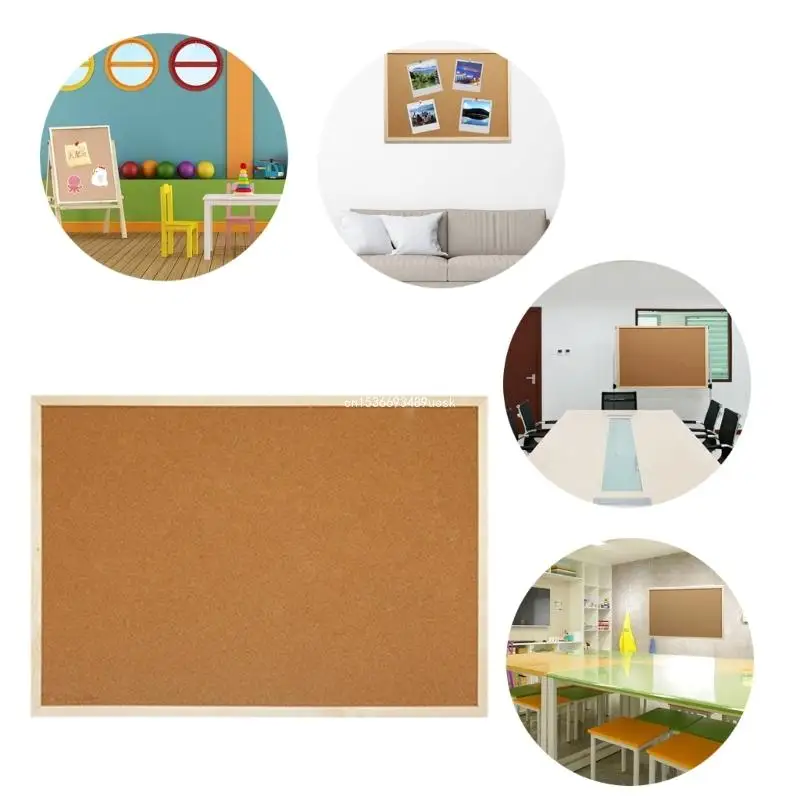 Elegante bacheca in sughero a doppia faccia bacheche per messaggi decorazioni per casa 30x40 40x60 Dropship