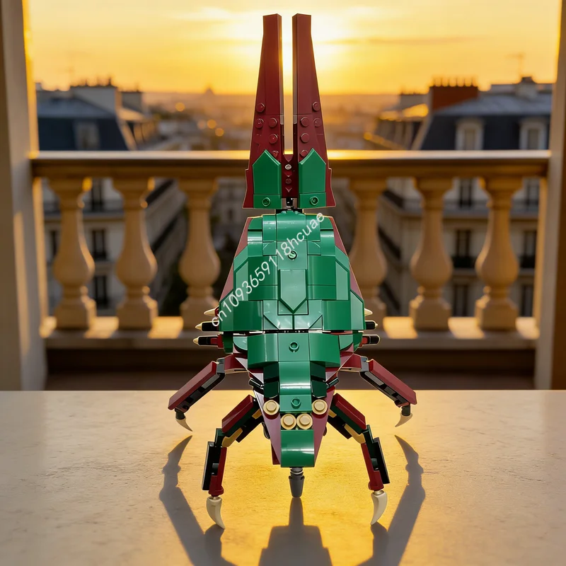 

337 деталей MOC Creator 3 1 Модель Рейпера из Mass Effect, конструктор, развивающая игрушка, архитектурный набор, креативный подарок на Рождество для детей