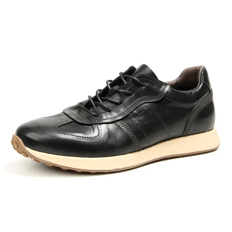 

Washed Horseskin Men's Shoes, Sports Shoes, Casual Sneakers All Genuine Leather