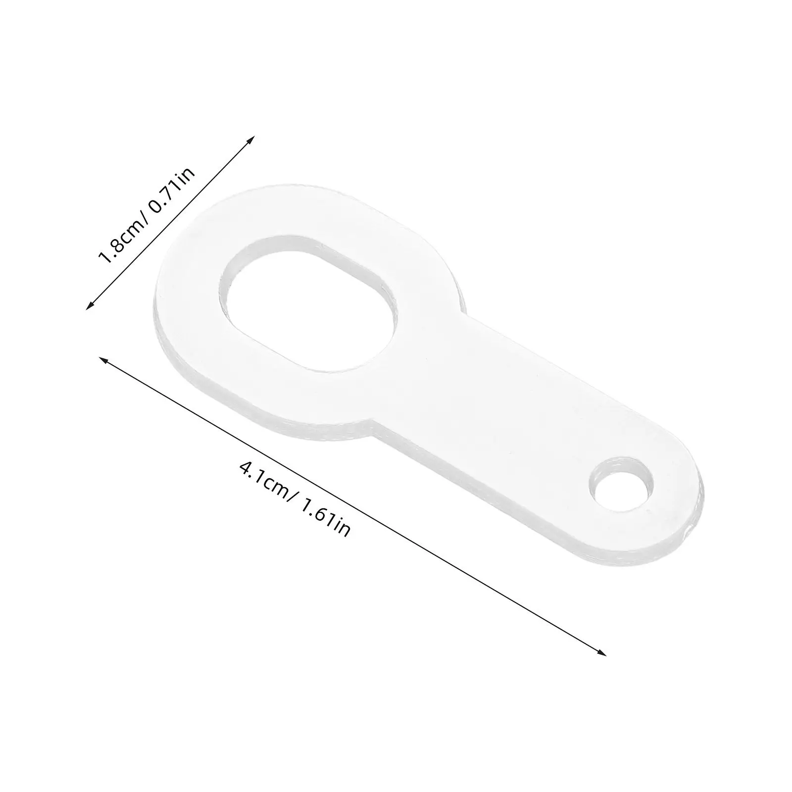 25Pcs Reusable Transparent Straw Charm Clips 0.8cm Clear Plastic Straw Ornament Holders for DIY Tumbler Cup Decoration