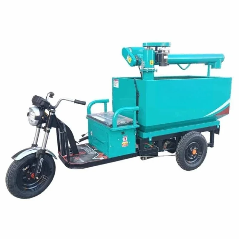 Pig farm automatic feeding truck, breeding feeder electric three-wheel feeding truck