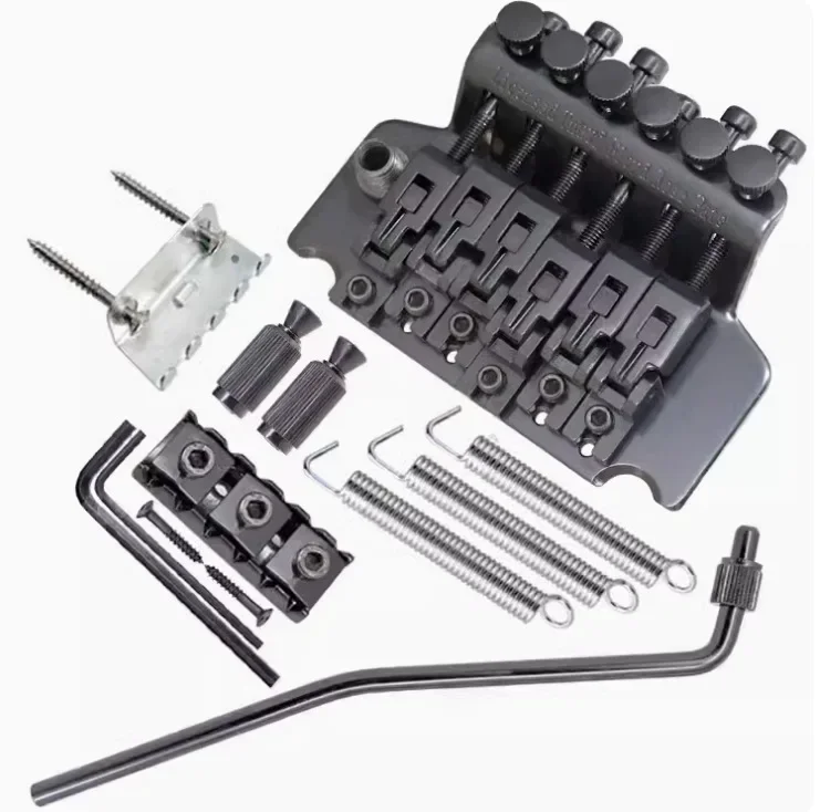 

1 Set 7 String Tremolo Bridge System Set Double Lock Systyem For Electric Guitar Parts Music Equipment Accessories 105*63.5mm