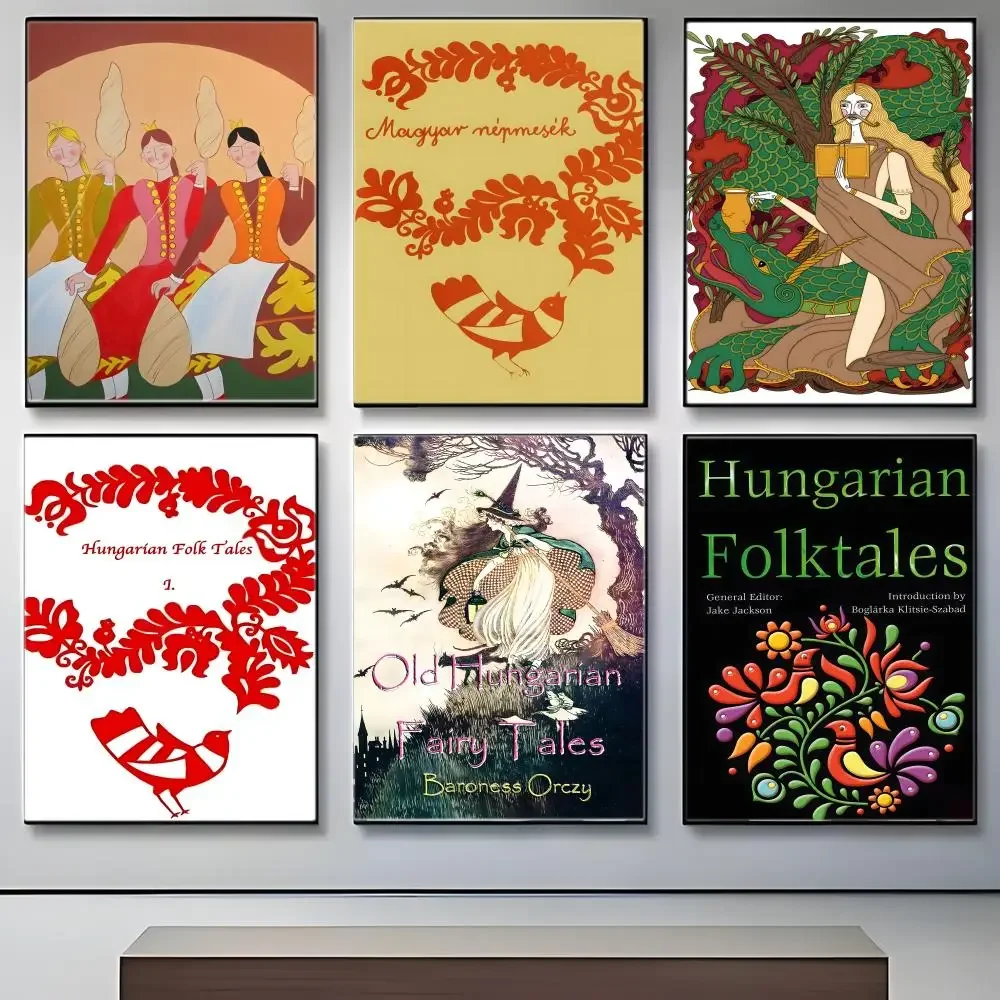 Art H-HungarianS IllustrationsS Poster Crease Free Waterproof Durable All Space Wall Decor