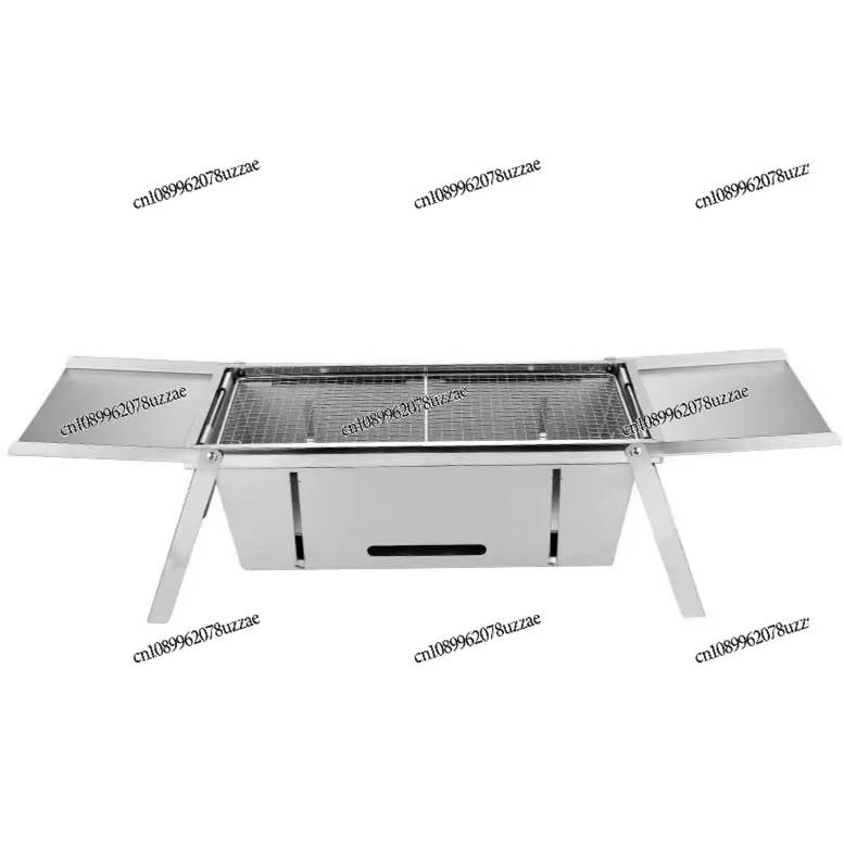 

One Second Folding 304 Stainless Steel Grill Outdoor Camping Charcoal Household Portable Skewer Grill
