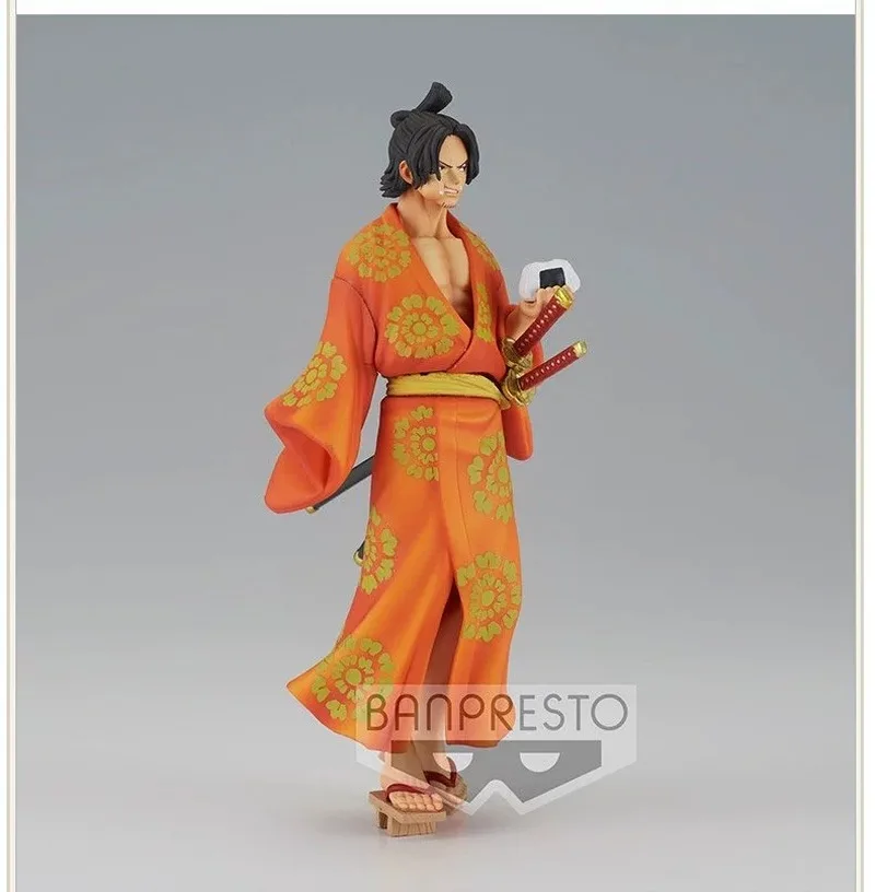 

Genuine Bandai One Piece Magazine Figure Ace Sabo Action Figure Model Toy Collectible Model Decorative Birthday Gift