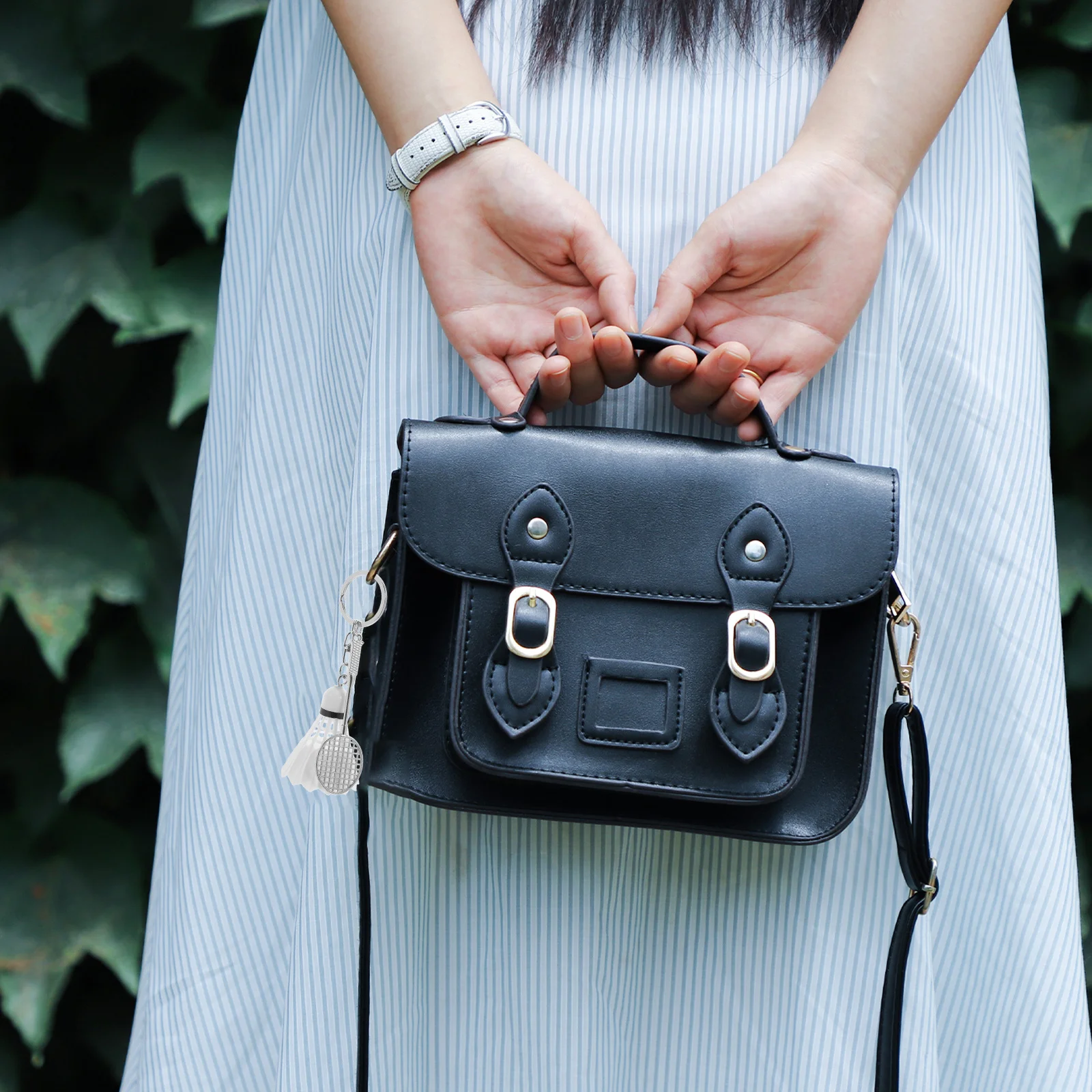 سلسلة مفاتيح واقعية لتنس الريشة خفيفة الوزن وصغيرة الحجم وديكورات المفاتيح وإكسسوار أنيق لعشاق الرياضة وديكورات الحفلات #3