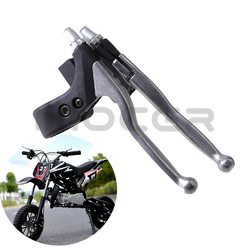 1PC Motorcycle 7/8'' 22mm Left/Right Brake Lever For 47cc 49cc 2 Stroke Pocket Dirt Bike Moped Gas Scooter Mini Moto Accessories