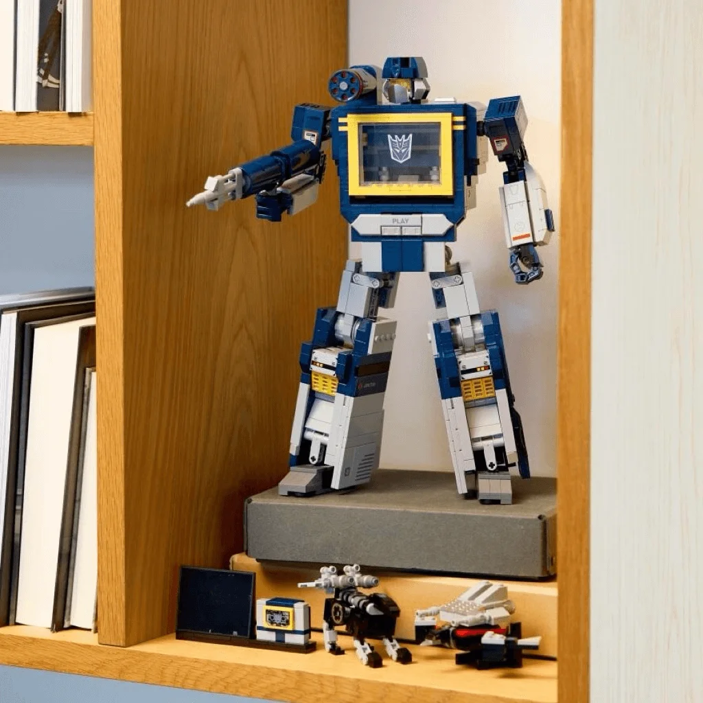 توفير كبير 1505 قطعة Soundwave الأزرق روبوت نموذج اللبنات مجموعة شاحنة سيارة الميكانيكية الطوب للأطفال عيد ميلاد هدية الكريسماس 10358 #2