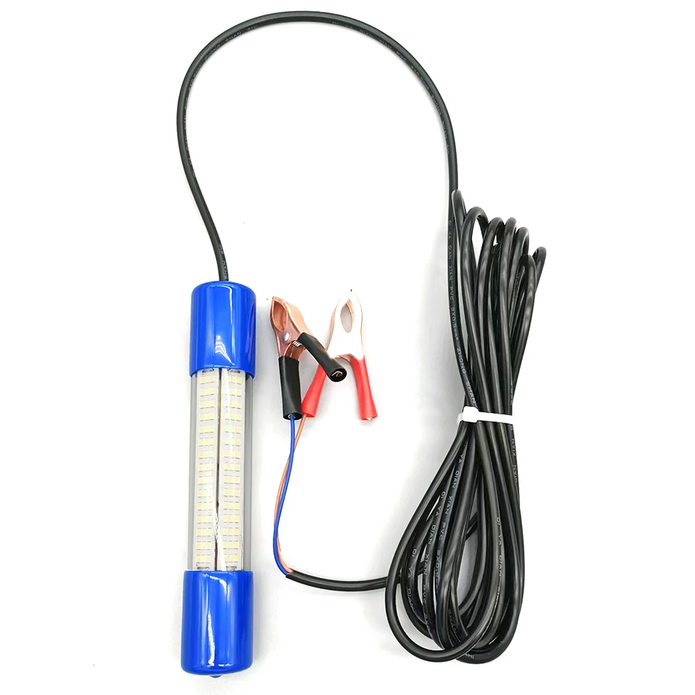 Lumière de pêche Submersible 50W, leurre pour poisson, lampe de recherche d'appâts, 12-24V, attracteur de poisson brillant, étanche pour calmar, crevettes, Krill