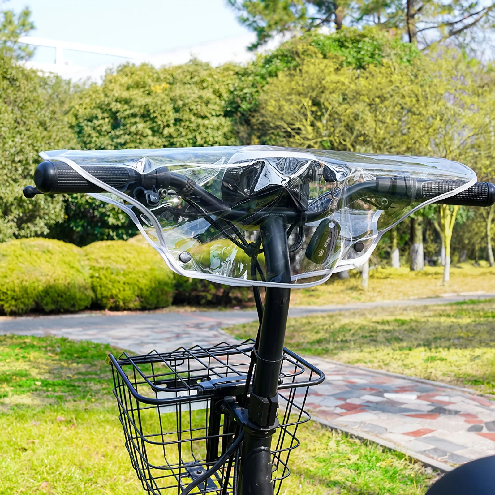 1/2/3 Stück Roller-Vorderregenschutz, Universeller Fahrrad-Elektroroller-Lenkerabdeckung Kantenschutz – Detail 6