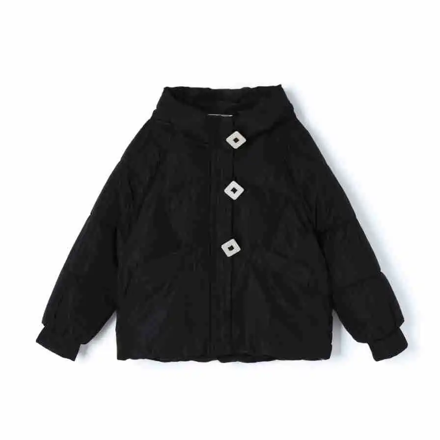 Winter-Parka für Damen, gespleißt, einreihig, große Taschen, gepolsterter Mantel für Stehkragen, lässiger Damenmantel