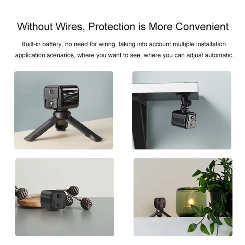 4G Wireless Monitoring New T9 1080P HD WiFi / Mini Surveillance Camera Bidirectional Voice Remote Security Camera Survey Camera