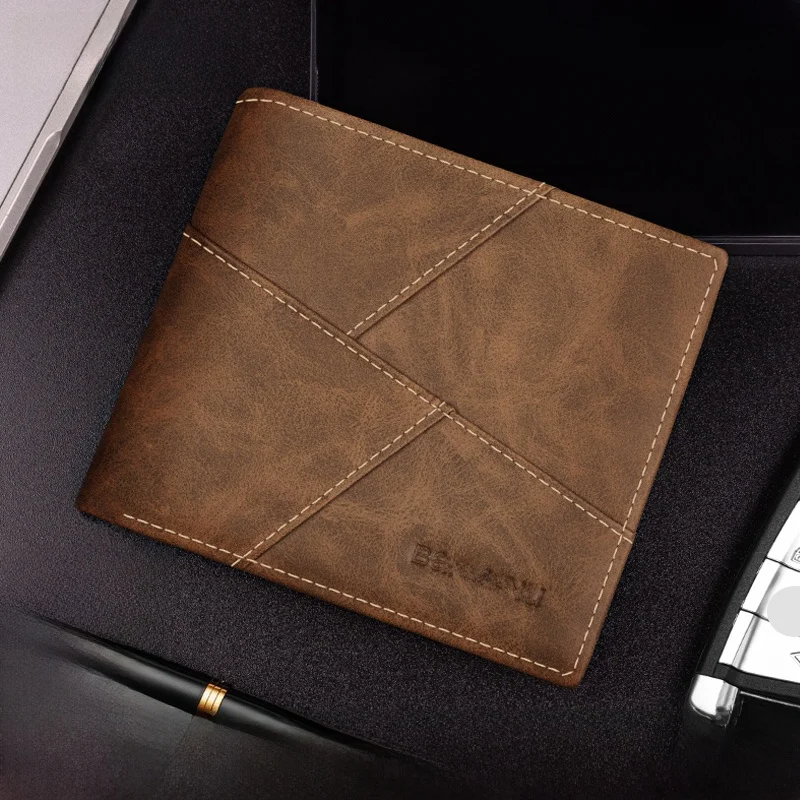 new-men's-short-thin-top-layer-cowhide-leather-wallet-retro-style-card-holder-integrated-gift-youth-horizontal-shape-chinese