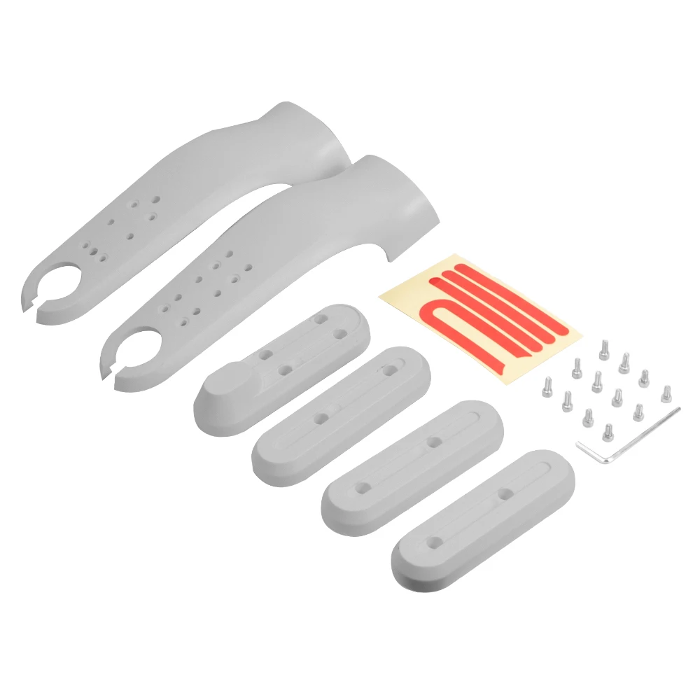Für Xiaomi Mijia MI M365 1S Pro E-Scooter Reifen Splash Fender Sets Gabel Schutzhülle Radnabe kappe Reflektierende Schalen – Detail 10