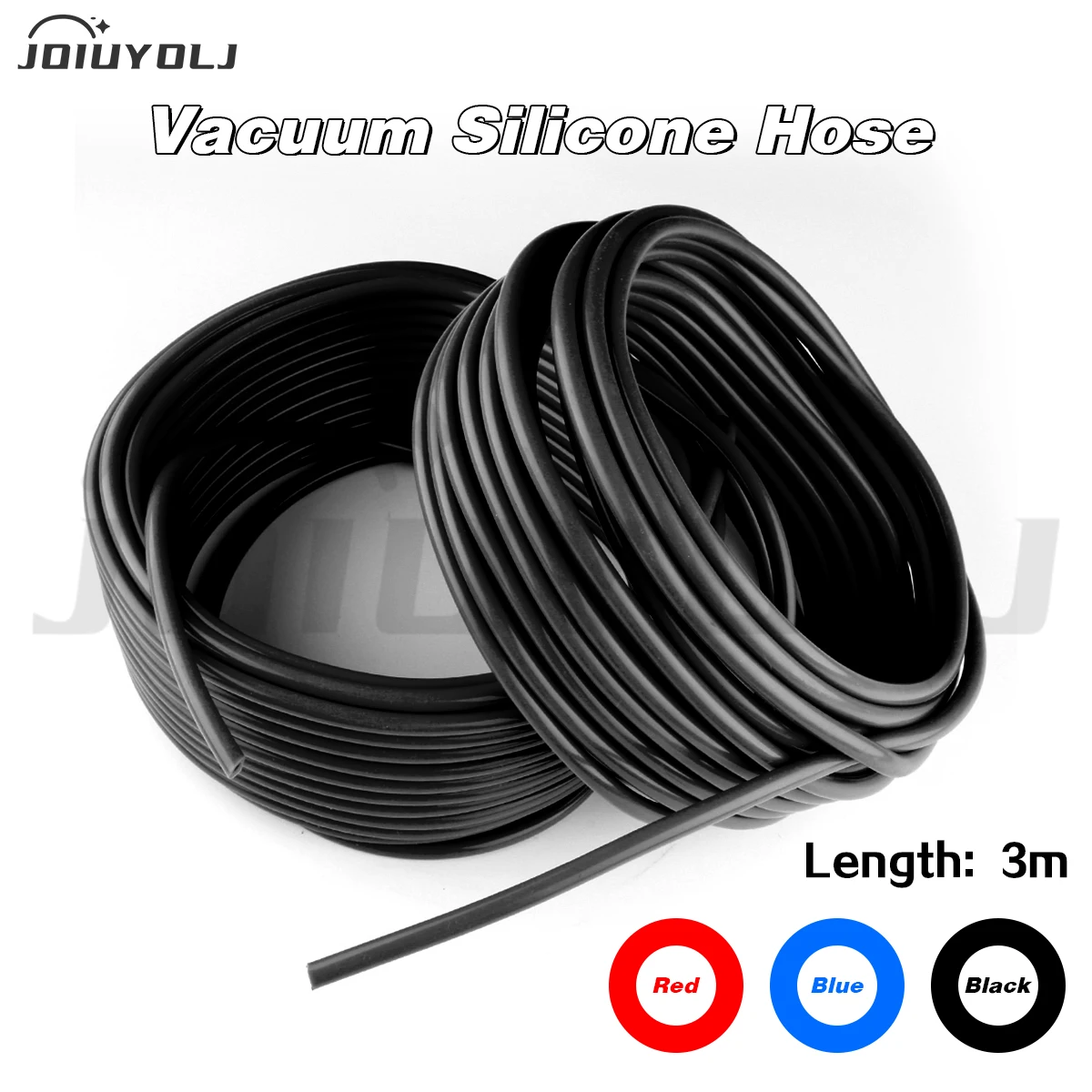 

Black & Red & Blue 3Meter ID 2mm 3mm 4mm 5mm 6mm Silicone Vacuum Tube Hose 10 Feet Long Silicone Vacuum Hose