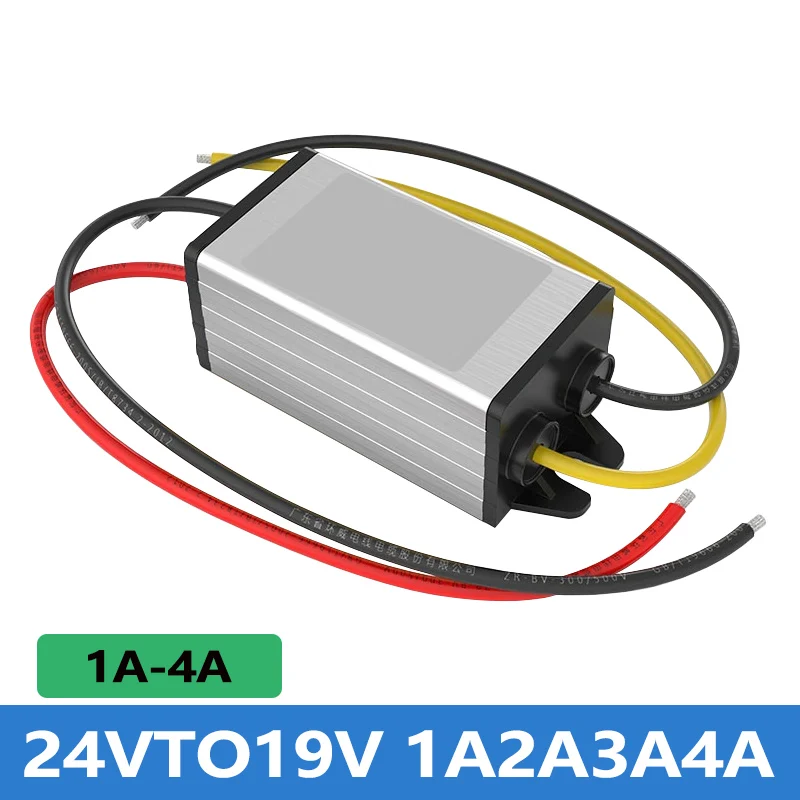 

24V to 19V1A2A3A4A on-board power converter 24V to 19V step-down module 24V voltage drop 19V DC power stabilizer