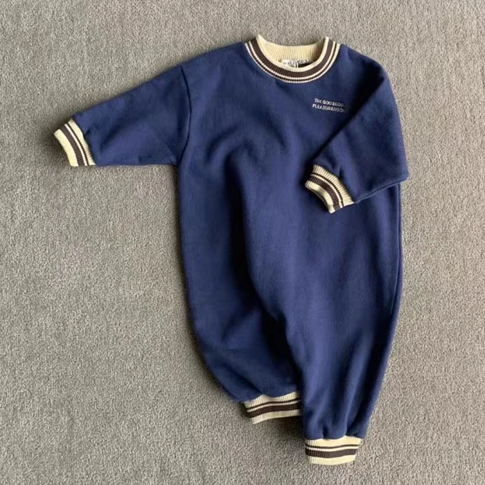 2023 Autumn New Baby Long Sleeve Romper Letter Print Newborn Casual Jumpsuit Cotton Boy Girl Toddler Clothes Infant Onesie 0-24M