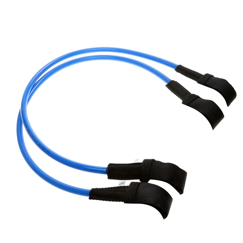 

KYCOR-2Pcs Blue TPU Windsurfing Line 2Pcs Heavy Duty Windsurfing Line Fixed Harness Line - 26 Inch