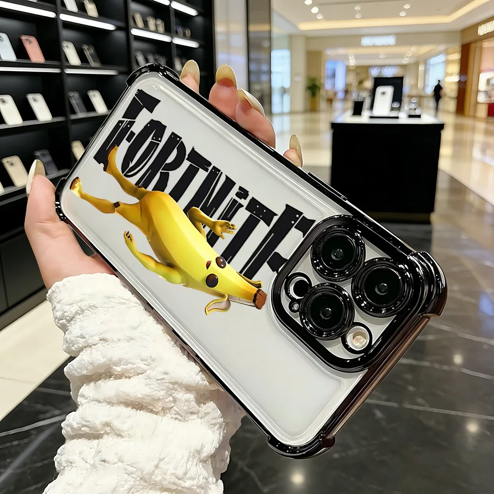 Game Fortnite Plating Phone Case For Samsung A37 A57 A07 A36 A16 A06 A35 A55 A25 A26 A05s A15 A54 A34 A24 A14 A05 A04 4G 5G