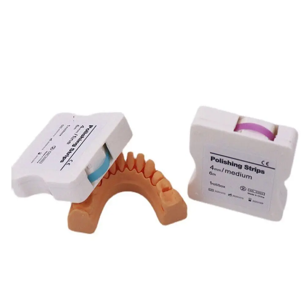 

1 Box Dental 4mm*6m Polishing Strip Tooth Interdental Resin Surface Grinding Whitening Sanding Dentist Material