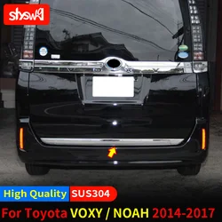 Rear Tail Door Trim Cover Stainless Steel External Accessories For Toyota Voxy Noah ZWR80G ZRR80W 85W 80G 85G Car Styling 1 PCS