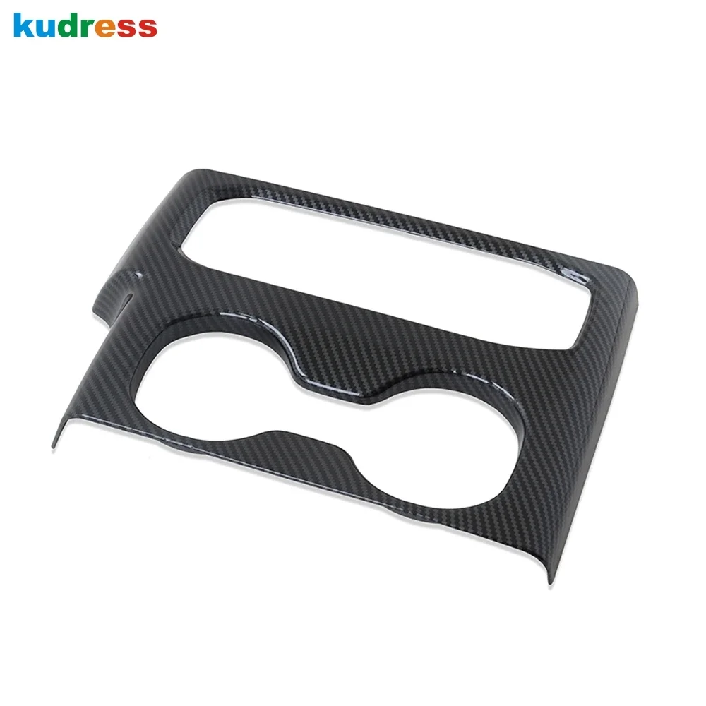 Per Hyundai Santa Fe 2019 2020 2021 Auto In Fibra di Carbonio Center Console Scatola Del Cambio Pannello di Copertura Trim Accessori Interni