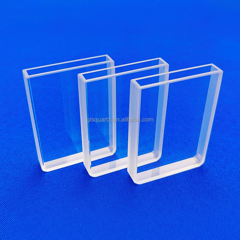 30mm 50mm High Precision Glass Cuvette Spectrophotomete Standard Q104 G104 Quartz Cuvette