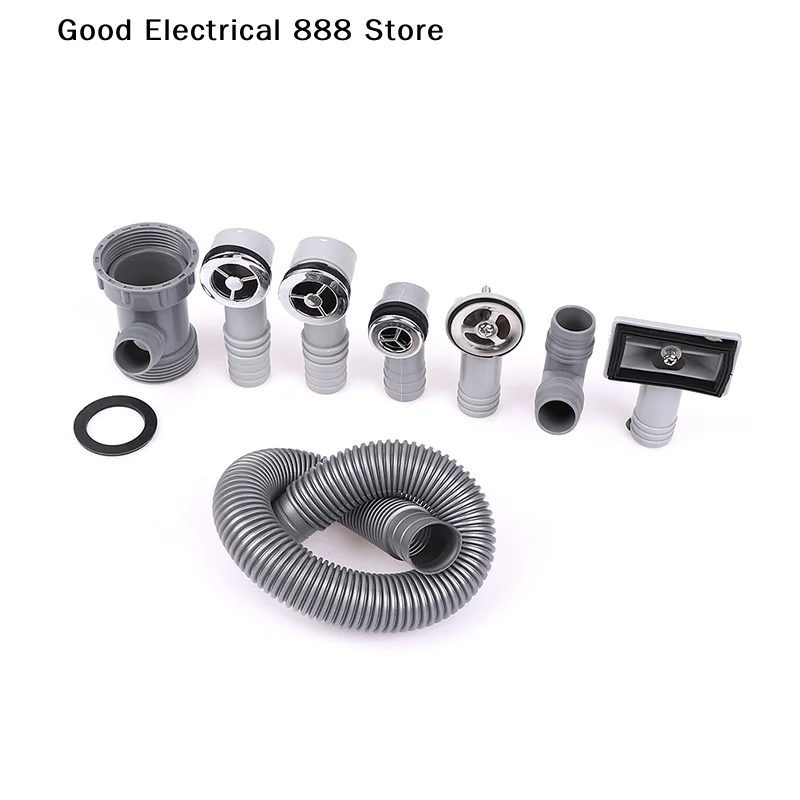 【G】Kitchen Bathroom Basin Overflow Hole Drainage Water Pipe Three Head Sink Connector Washbasin Overflow