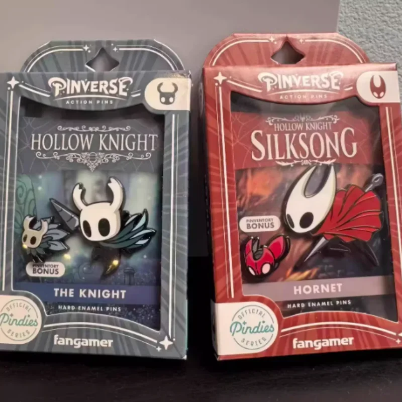 In Stock Hot Hollow Knight: Silksong Game Peripherals Hornet Girl Q Version Cool And Creative Metal Brooch Badge Customized Gift