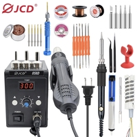 JCD Hot Air Gun 858D BGA Rework Soldering Station Heat Gun 220V 700W Hair Dryer For Soldering SMD SMT IC Welding Repair Tool