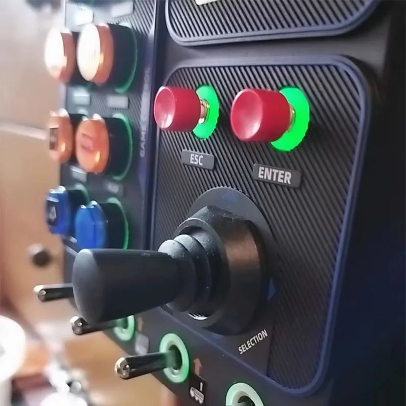 PXN CB1 Racing Simulator Zentrale Steuerbox Multifunktionale Schlüsselsteuerbox RGB Maßgeschneidertes EURO Truck Simulator Rennspiel ﻿