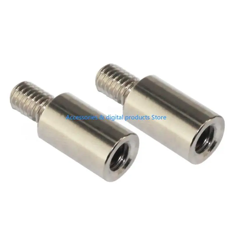 77JD Game Controller Chrome Arcade Joystick Extension Rod Screws for SANWA/Seimitsu Joysticks 2Pcs Joystick Shaft Extender