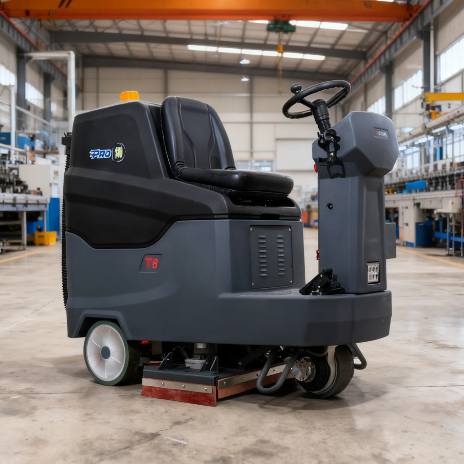 T8R Wholesale Floor Washing Machine Ride On Automatic Floor Washing Machine For Supermarket Cost Effective Rotary Floor Scrubber
