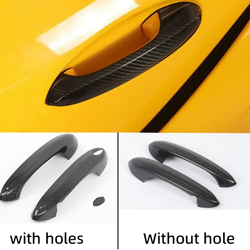 For BMW Z4 G29 / Toyota Supra A90 MK5 True Carbon Fiber External Handle Protective Cover Decorative Cover Auto Parts 2019-2024