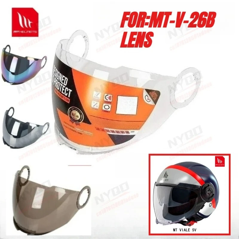 

MT open face shield MT VIALE SV helmet shield replacment helmet glass MT-V-26B