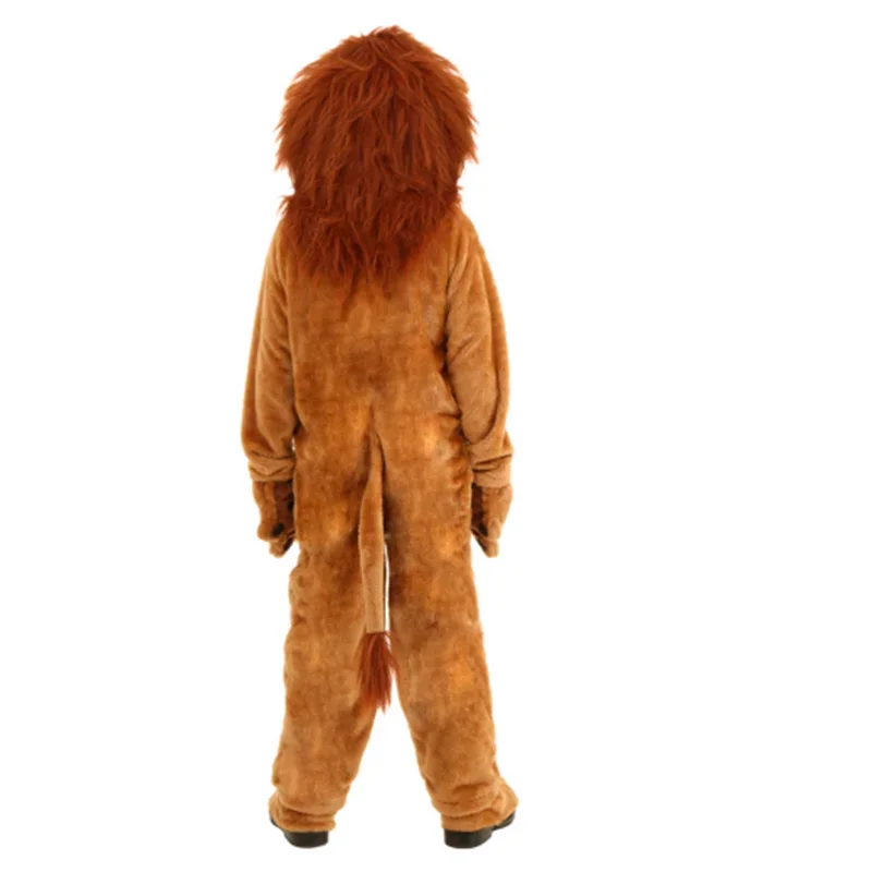 Adult Kids Lion King Costume Animal Halloween Carnival Party Furry Cosplay Costume Baby Child Fancy Movie Role Play Jumpsuit