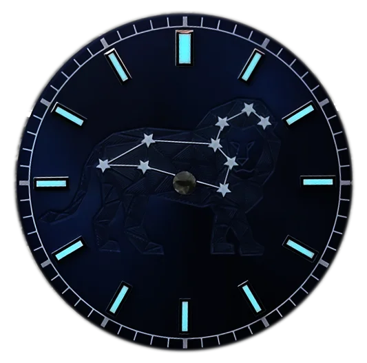 28.5mm  Creative Twelve Zodiac Signs Surface DIY Watch Dial Fit NH34 NH35 NH36 4R35 Movement Mechanical Watch Mod Accessories