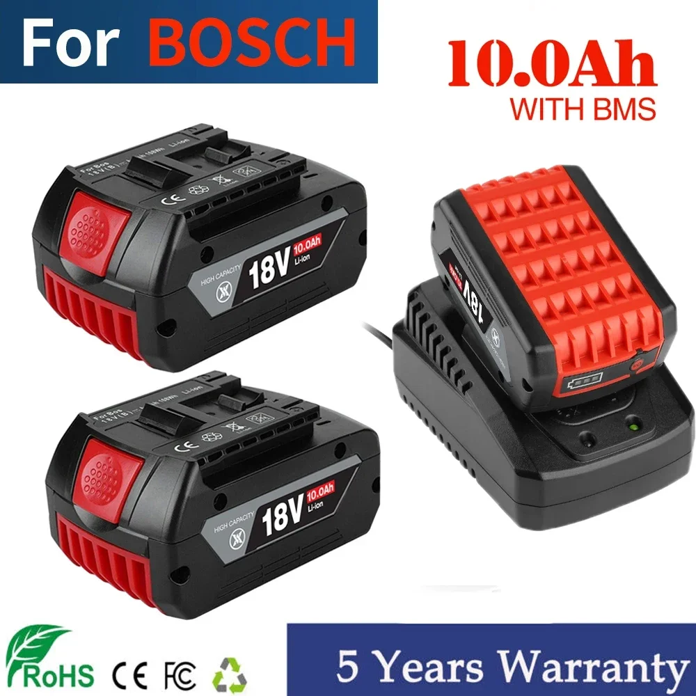 

For BOSCH Authentic 18V BAT609 BAT610 For Bosch 18V Professional 18V Li-ion Battery Drill Battery GBA18V GSR18V BAT618 BAT619